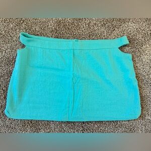 Turquoise Mini Skirt